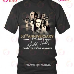 Brian Eno 53th Anniversary 1970 -2023 Thank You For The Memories T-Shirt