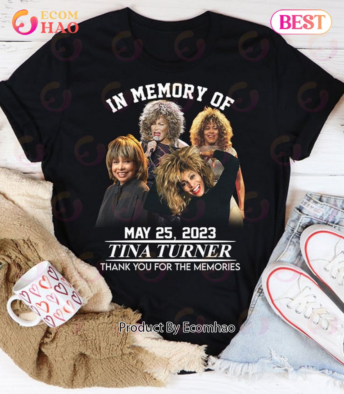 Some Of Us Grew Up Listening To Tina Turner The Cool Ones Still Do T-Shirt