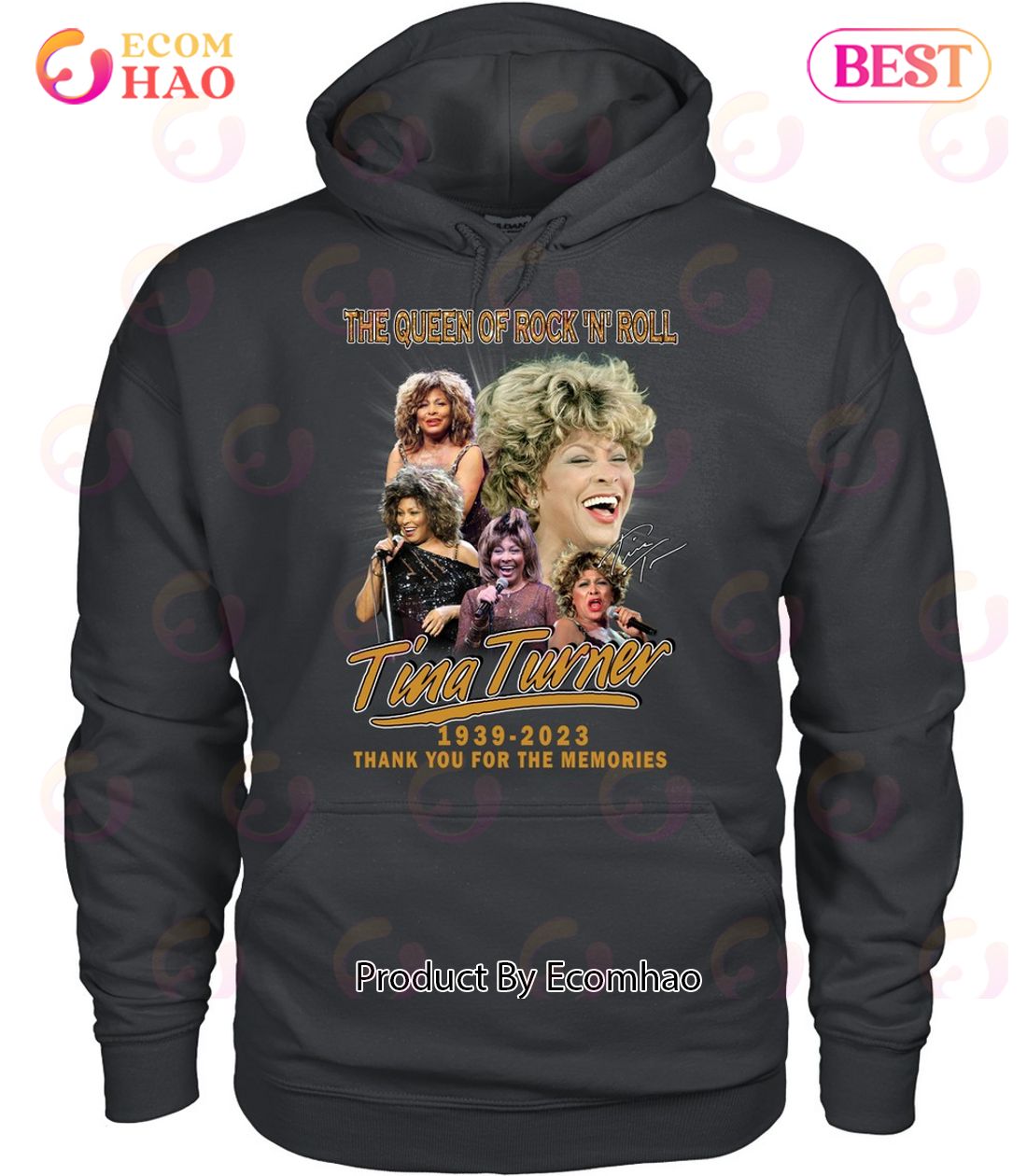 The Queen Of Rock ‘N’ Roll Tina Turner 1939 – 2023 Thank You For The Memories T-Shirt