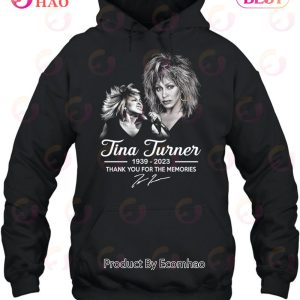 Tina Turner 1939 – 2023 Thank You For The Memories T-Shirt