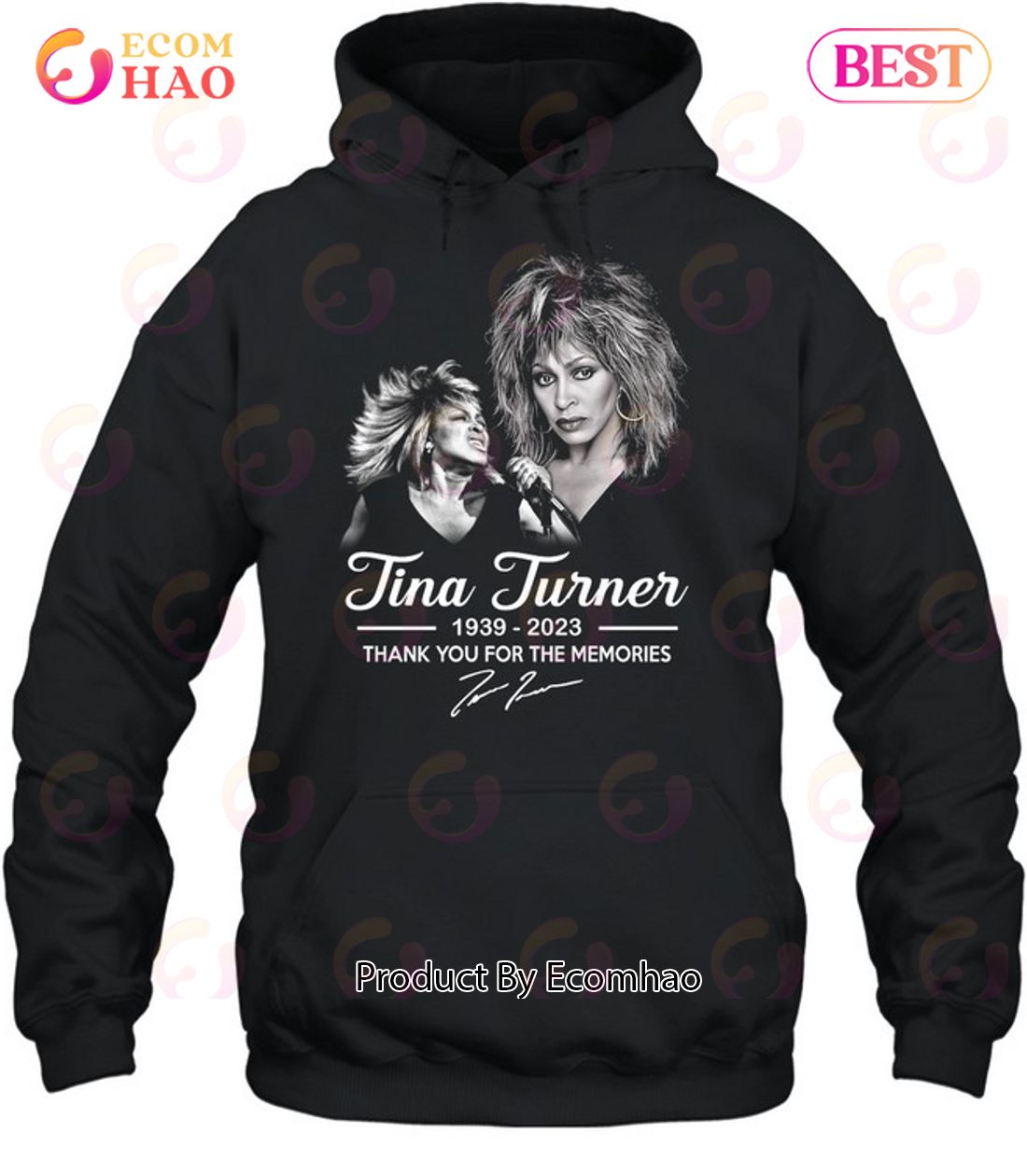 Tina Turner 1939 – 2023 Thank You For The Memories T-Shirt