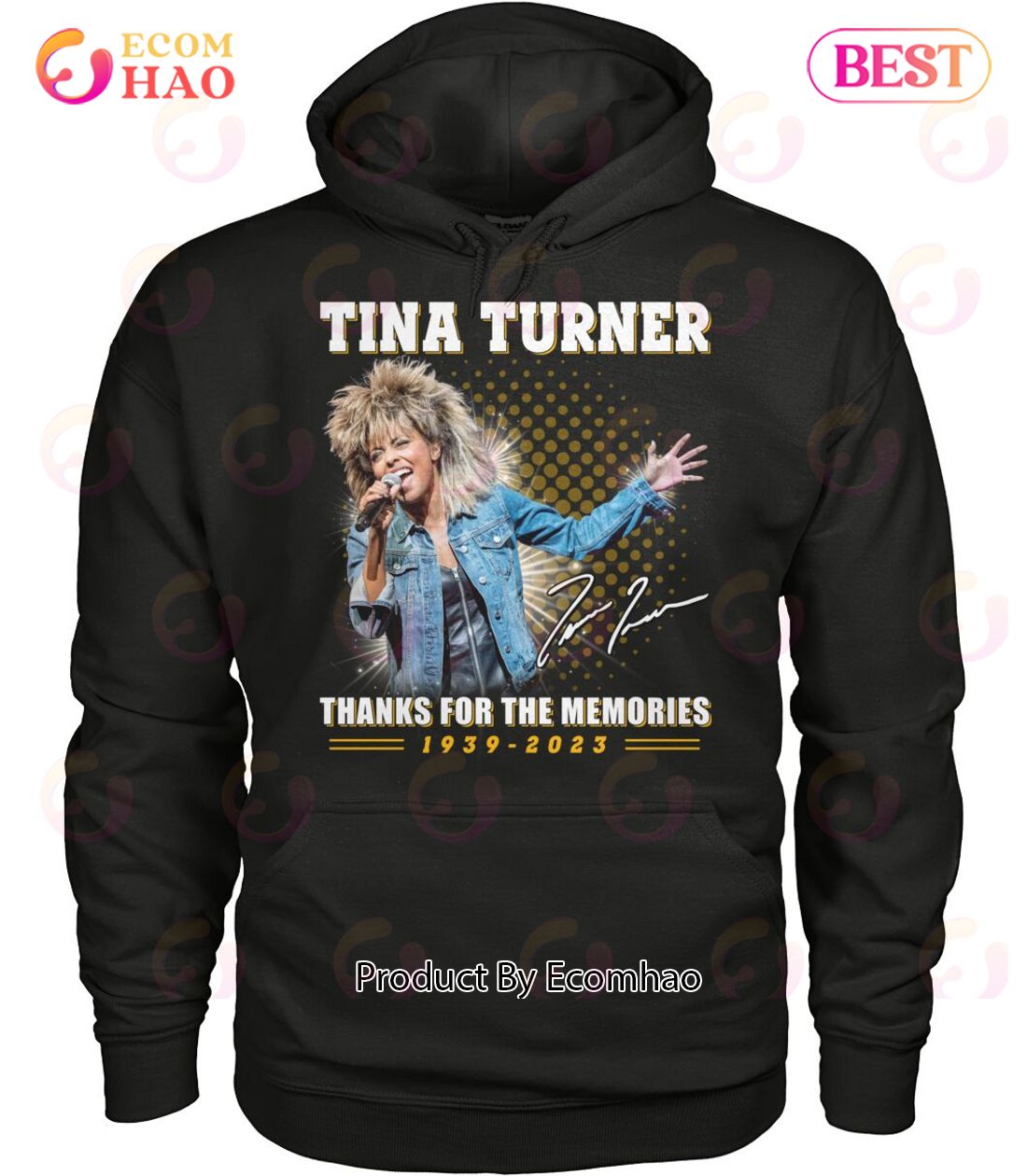 Tina Turner Thanks For The Memories 1939 – 2023 T-Shirt