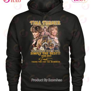 Tina Turner The Queen Of Rock ‘N’ Roll Simply The Best 1939 – 2023 Thank You For The Memories T-Shirt