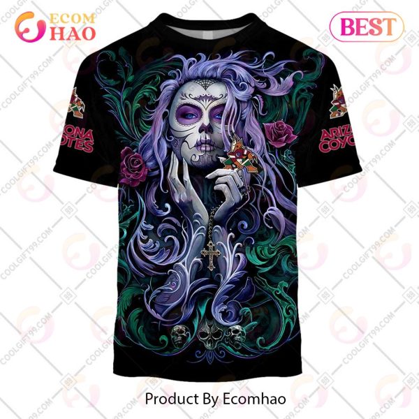 NHL Arizona Coyotes Tattoo Girl Artwork 2023 3D Hoodie
