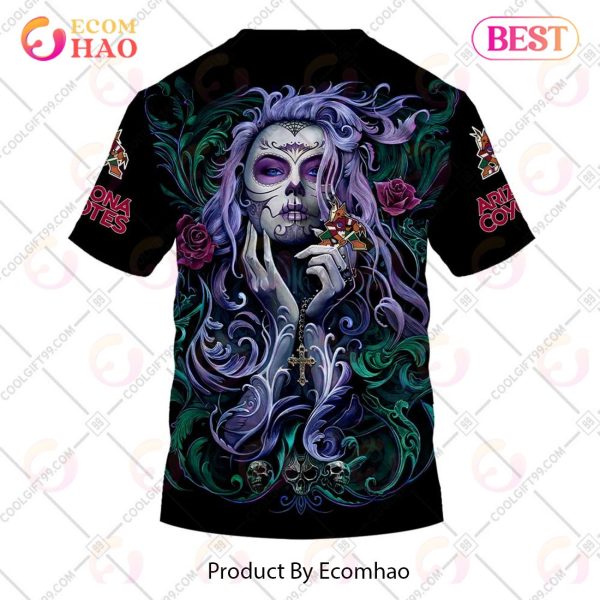 NHL Arizona Coyotes Tattoo Girl Artwork 2023 3D Hoodie