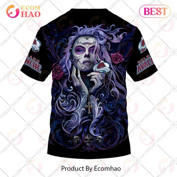 NHL Colorado Avalanche Tattoo Girl Artwork 2023 3D Hoodie