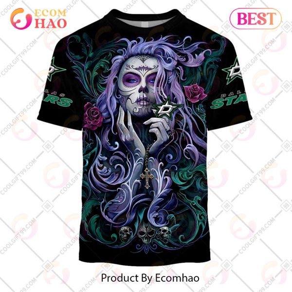 NHL Dallas Stars Tattoo Girl Artwork 2023 3D Hoodie
