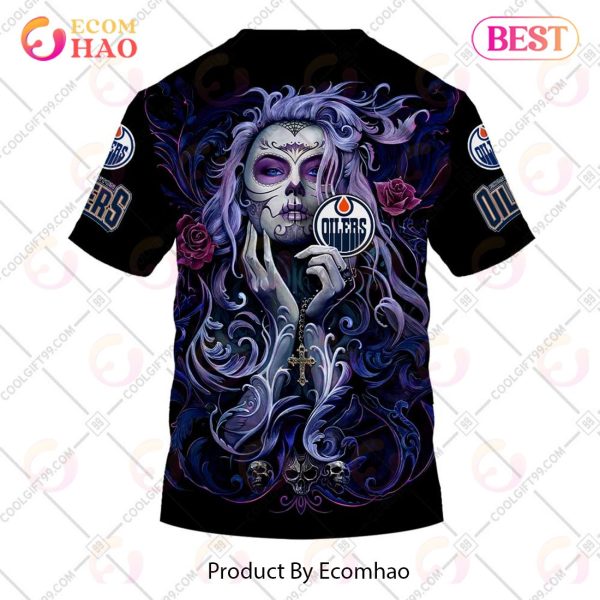 NHL Edmonton Oilers Tattoo Girl Artwork 2023 3D Hoodie