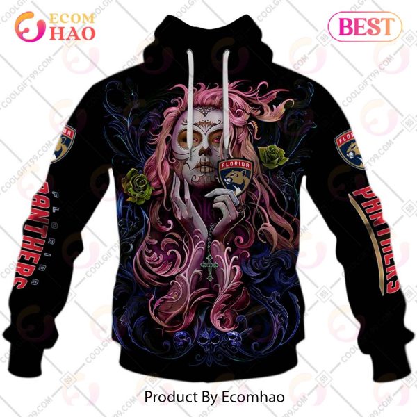 NHL Florida Panthers Tattoo Girl Artwork 2023 3D Hoodie