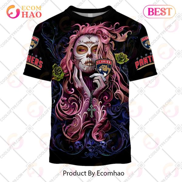 NHL Florida Panthers Tattoo Girl Artwork 2023 3D Hoodie