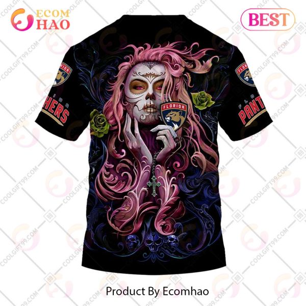 NHL Florida Panthers Tattoo Girl Artwork 2023 3D Hoodie