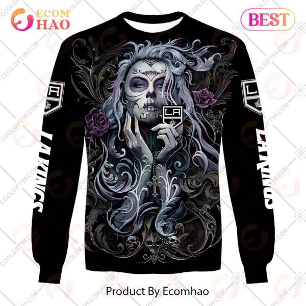 NHL Los Angeles Kings Tattoo Girl Artwork 2023 3D Hoodie