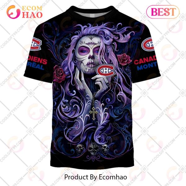 NHL Montreal Canadiens Tattoo Girl Artwork 2023 3D Hoodie