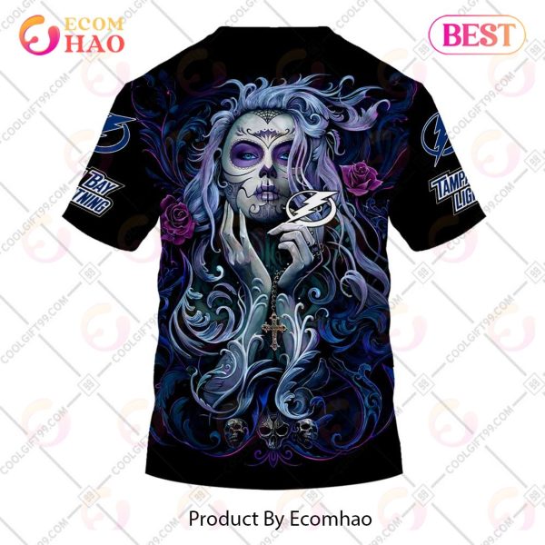 NHL Tampa Bay Lightning Tattoo Girl Artwork 2023 3D Hoodie