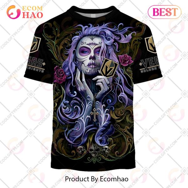 NHL Vegas Golden Knights Tattoo Girl Artwork 2023 3D Hoodie
