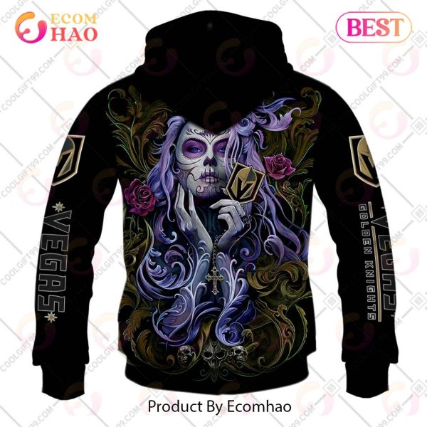 NHL Vegas Golden Knights Tattoo Girl Artwork 2023 3D Hoodie