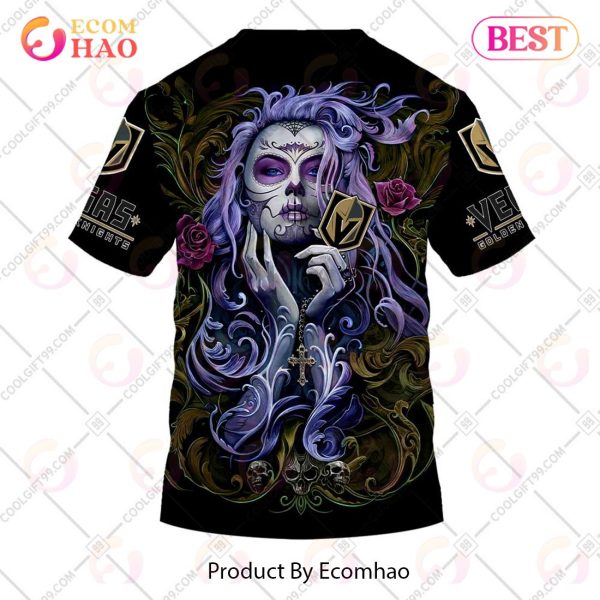 NHL Vegas Golden Knights Tattoo Girl Artwork 2023 3D Hoodie