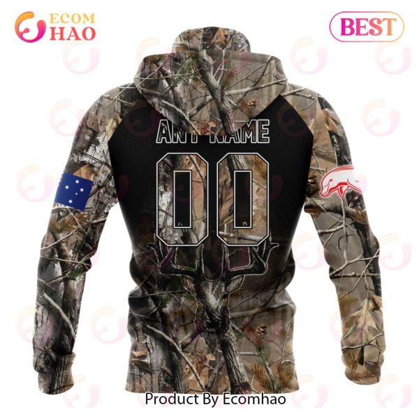 NRL Dolphins Special Camo Realtree Hunting 3D Hoodie