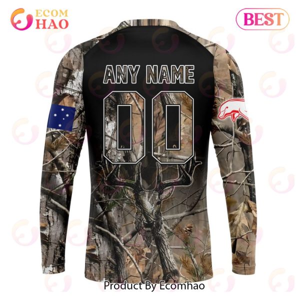 NRL Dolphins Special Camo Realtree Hunting 3D Hoodie