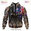AFL Brisbane Lions Special Camo Realtree Hunting 3D Hoodie