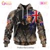 AFL Carlton Football Club Special Camo Realtree Hunting 3D Hoodie