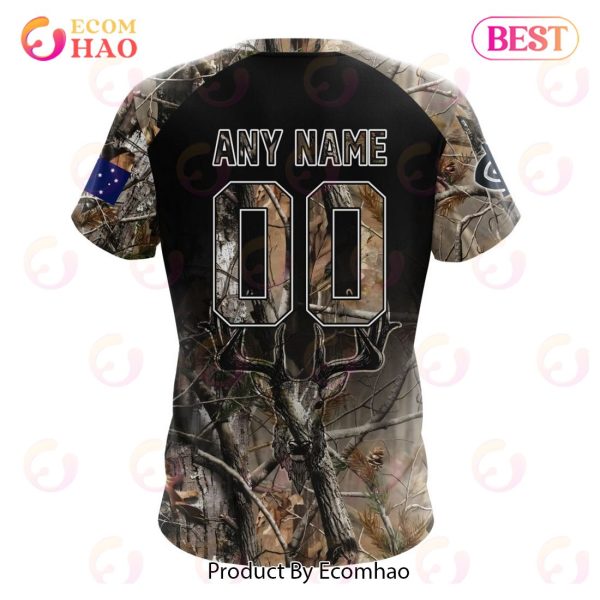 AFL Carlton Football Club Special Camo Realtree Hunting 3D Hoodie