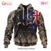 AFL Carlton Football Club Special Camo Realtree Hunting 3D Hoodie