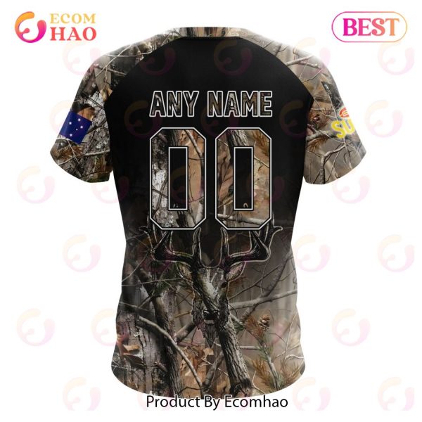 AFL Gold Coast Suns Special Camo Realtree Hunting 3D Hoodie