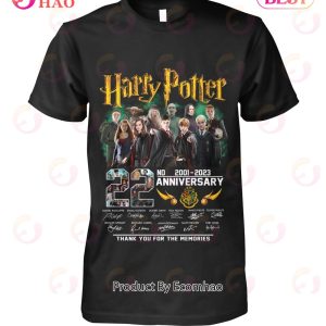 Harry Potter 22nd Anniversary 2001 – 2023 Thank You For The Memories Unisex T-Shirt