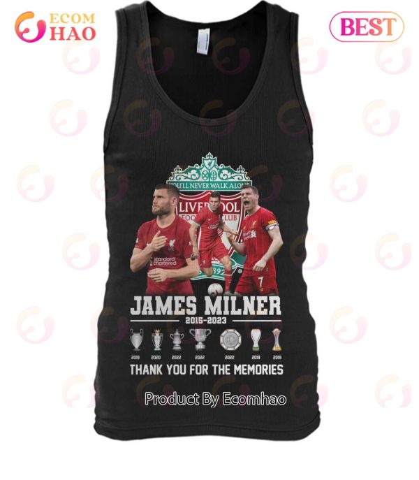 Liverpool James Milner 2015 – 2023 Thank You For The Memories T-Shirt