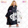 Personalized AFL Collingwood Magpies Mix V1 Jersey Oodie, Flanket, Blanket Hoodie, Snuggie