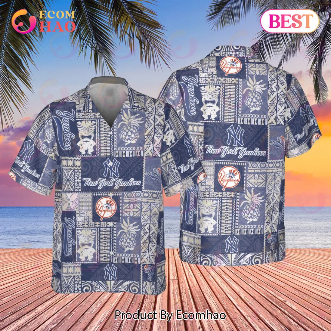 MLB New York Yankees 2023 AOP Hawaiian Shirt