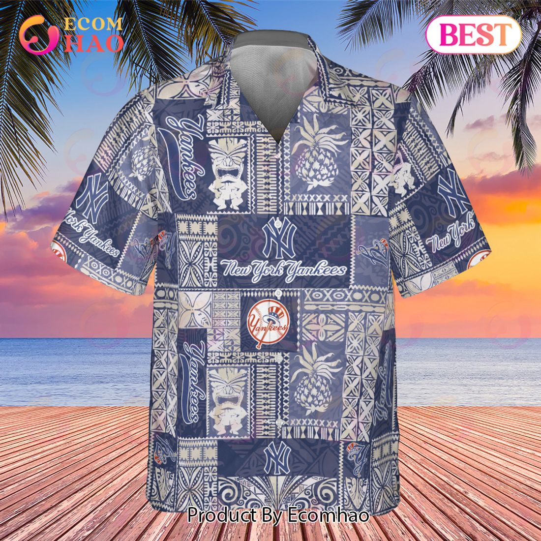 MLB New York Yankees 2023 AOP Hawaiian Shirt