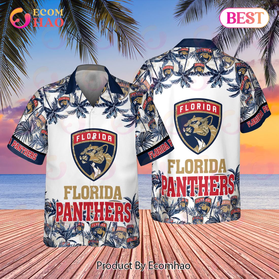 NHL Florida Panthers 2023 AOP Hawaiian Shirt