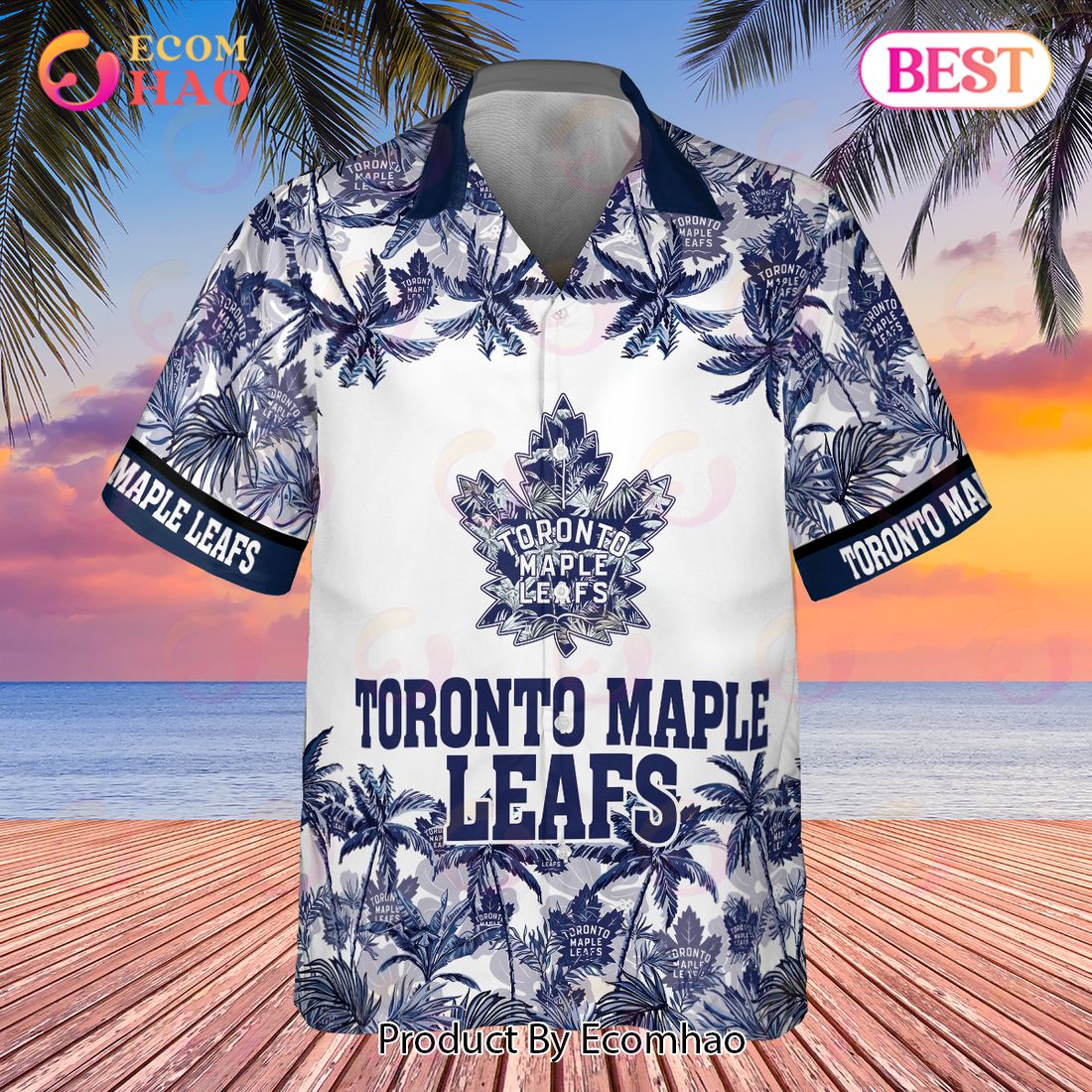 NHL Toronto Maple Leafs 2023 AOP Hawaiian Shirt