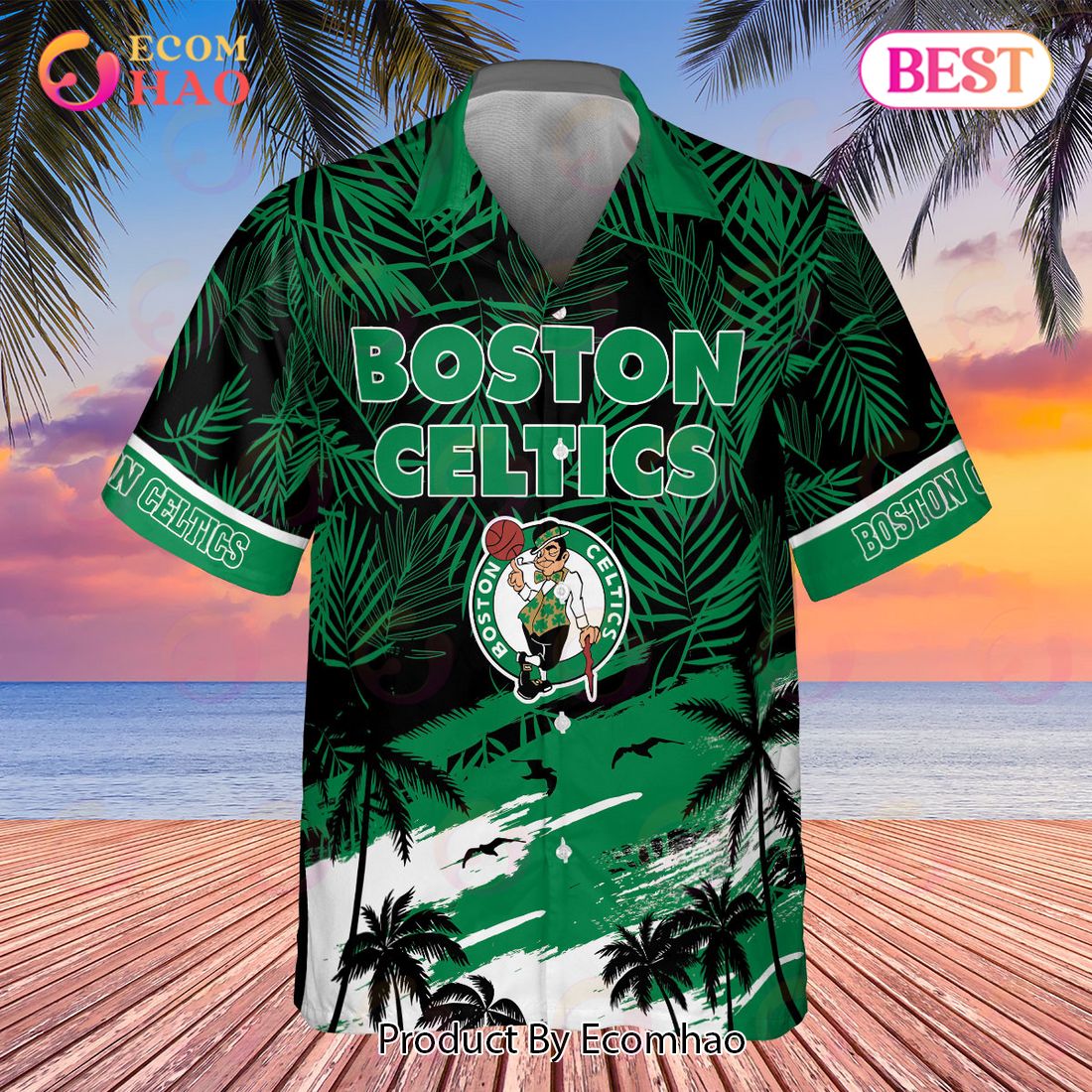 Boston Celtics NBA 2023 AOP Hawaiian Shirt