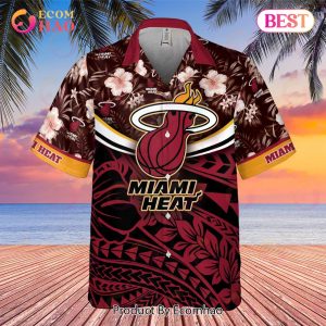 Miami Heats National Basketball Association 2023 Aop Hawaiian Shirt Outfit  - T-shirts Low Price