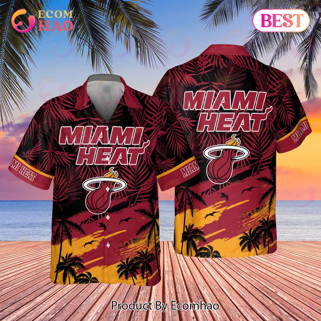 Miami Heats NBA 2023 AOP Hawaiian Shirt