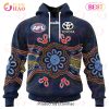 AFL Brisbane Lions Special Indigenous Design 3D Hoodie