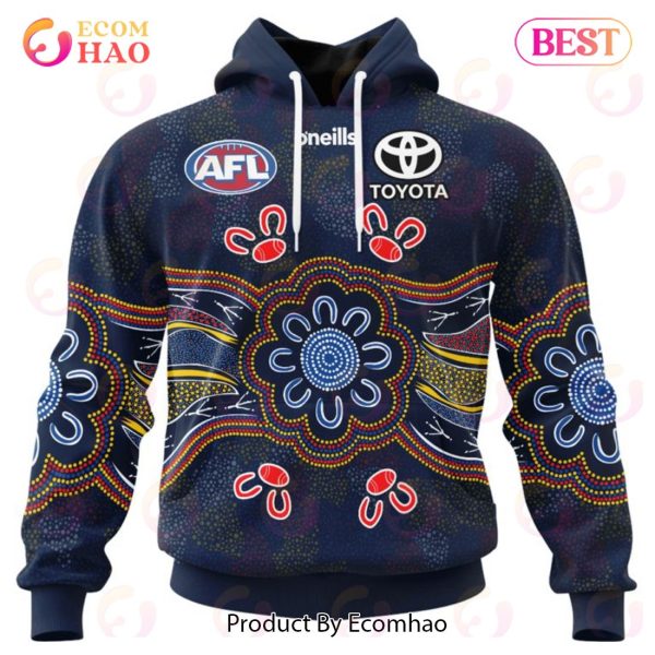 AFL Adelaide Crows Special Indigenous Design 3D Hoodie