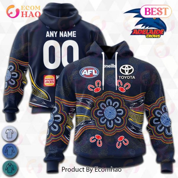 AFL Adelaide Crows Special Indigenous Design 3D Hoodie