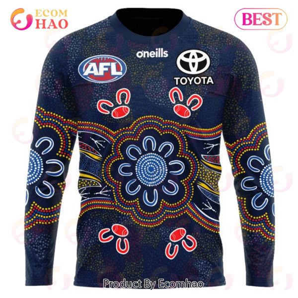 AFL Adelaide Crows Special Indigenous Design 3D Hoodie