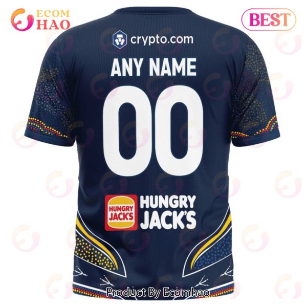 AFL Adelaide Crows Special Indigenous Design 3D Hoodie