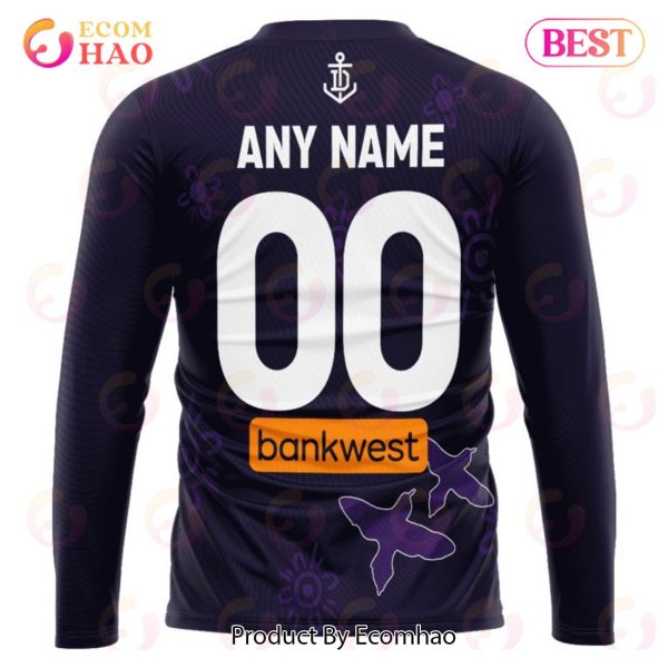 AFL Fremantle Dockers Special Indigenous Design 3D Hoodie