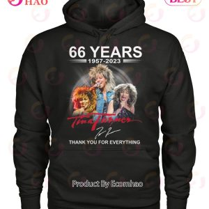 66 Years 1957 – 2023 Tina Turner Thank You For Everything T-Shirt