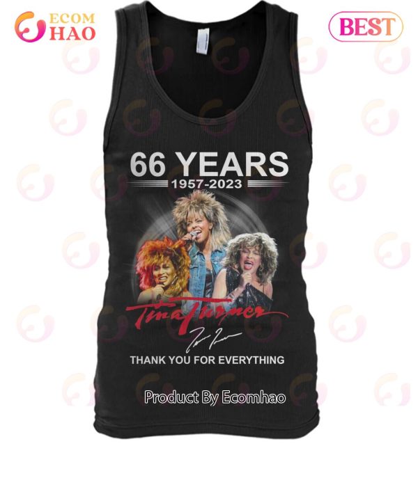 66 Years 1957 – 2023 Tina Turner Thank You For Everything T-Shirt