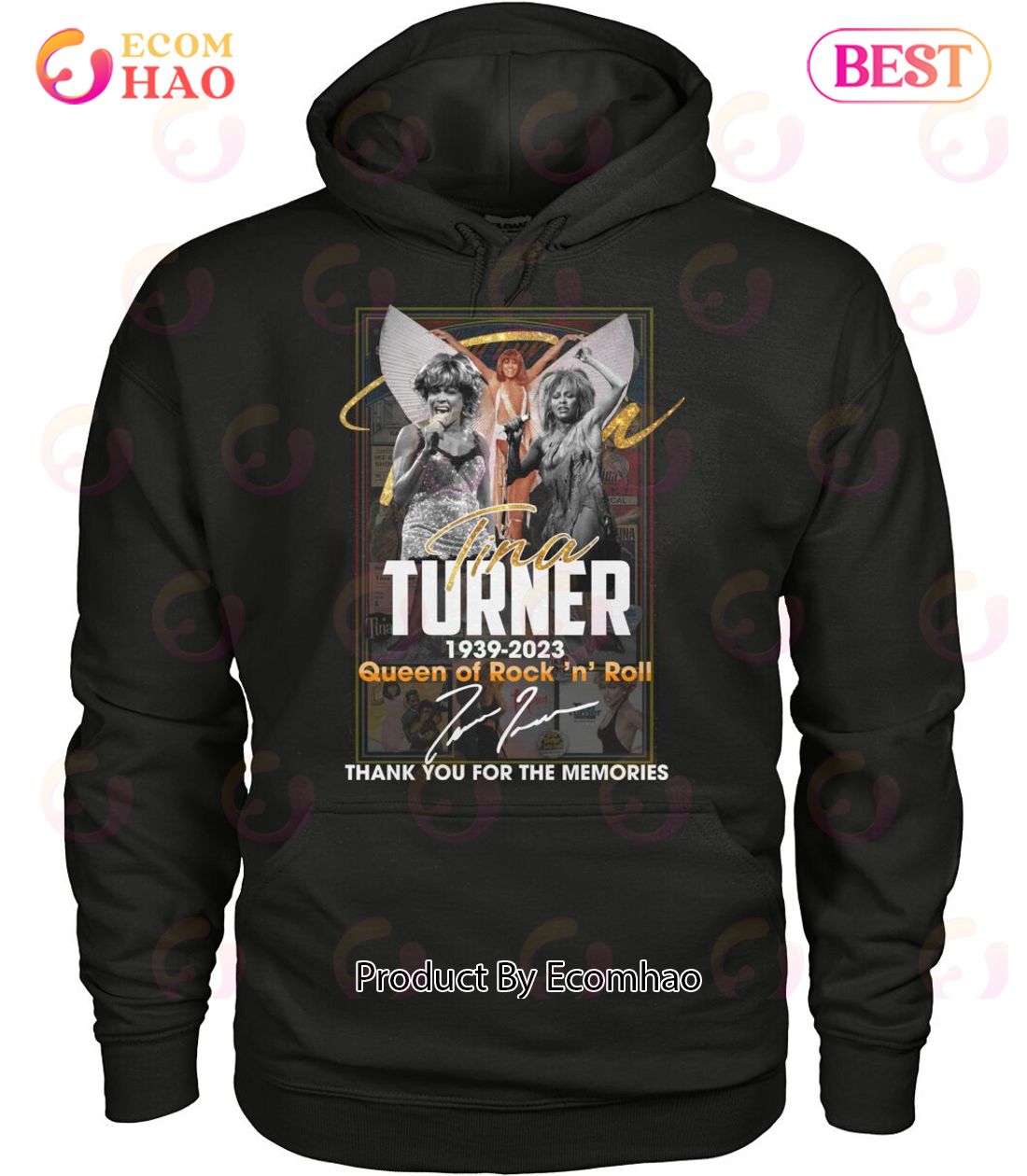 Tina Turner 1939 – 2023 Queen Of ‘n’ Roll Thank You For The Memories T-Shirt