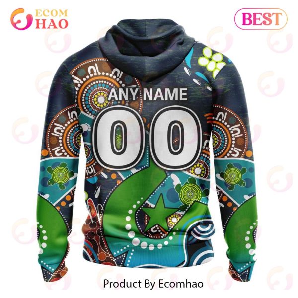NRL Canberra Raiders Special Design For NAIDOC Week For Our Elders 3D Hoodie
