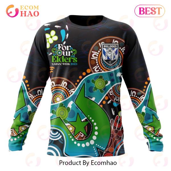 NRL Canterbury-Bankstown Bulldogs Special Design For NAIDOC Week For Our Elders 3D Hoodie