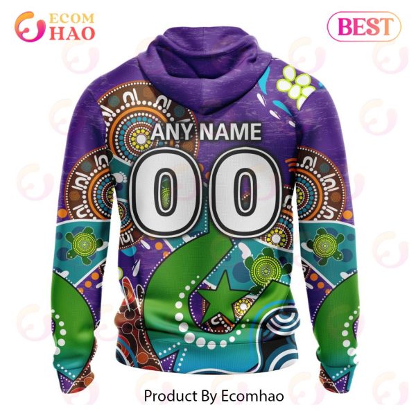NRL Melbourne Storm Special Design For NAIDOC Week For Our Elders 3D Hoodie